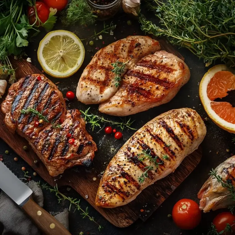 Delicious and realistic vegan whole cuts – steak, chicken, and fish – redefining plant-based dining with taste, texture, and sustainability.